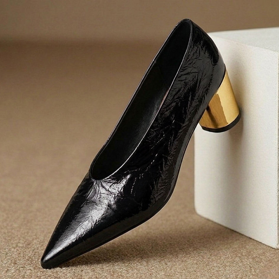Calora Genuine Leather Heels