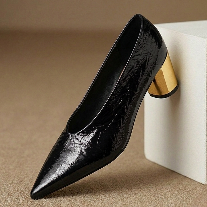 Calora Genuine Leather Heels