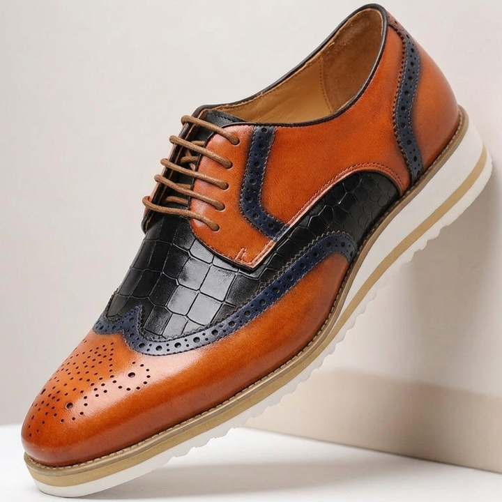 Romano Cowhide Leather Shoes