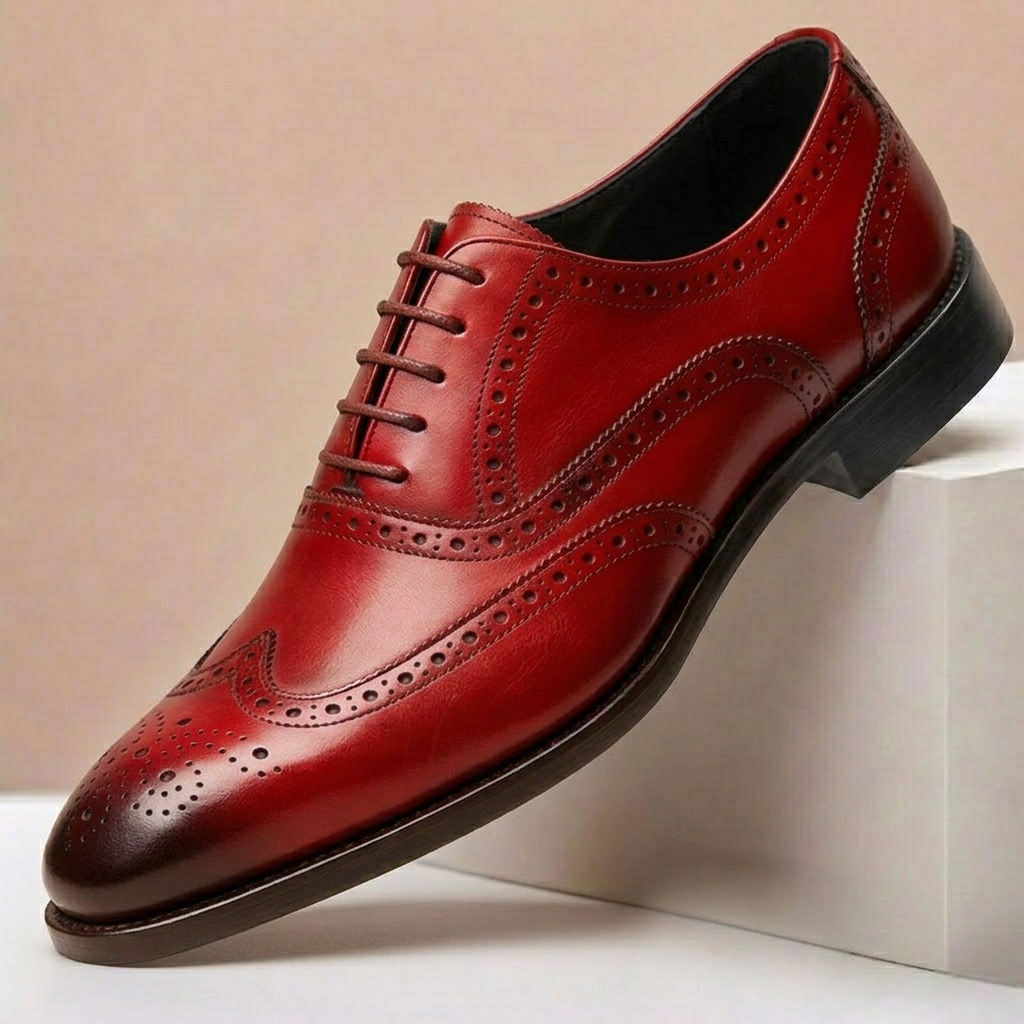 Alessandro Cowhide Leather Shoes