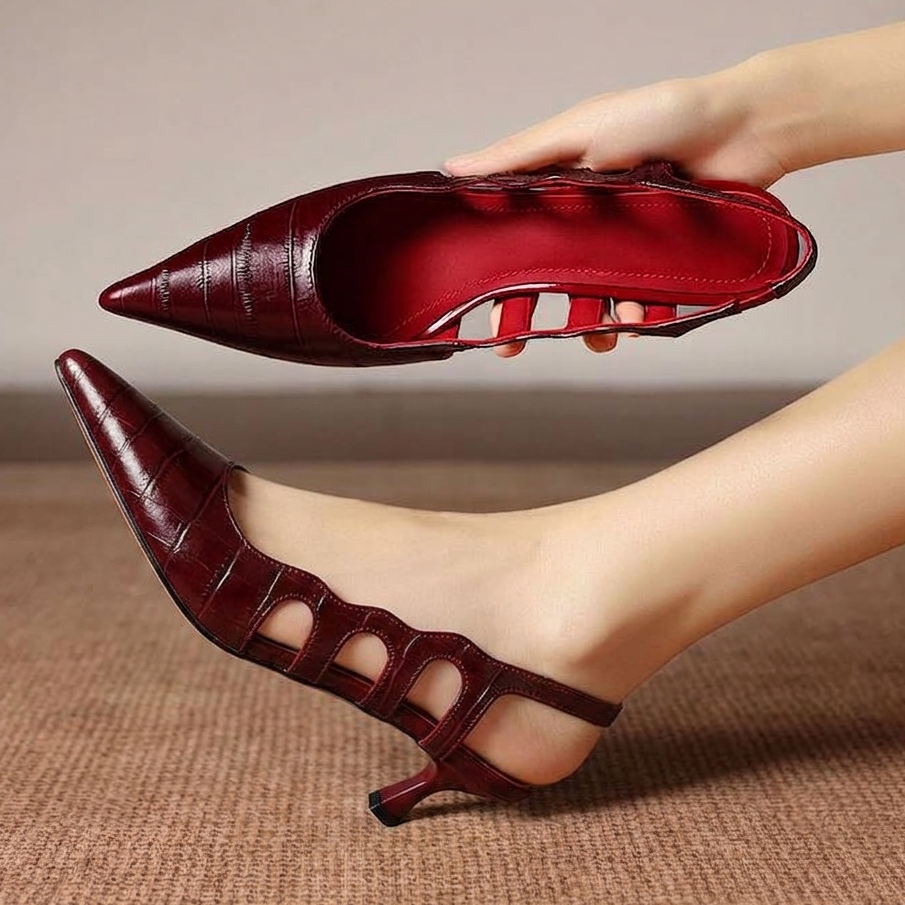 Renata Genuine Leather Heels