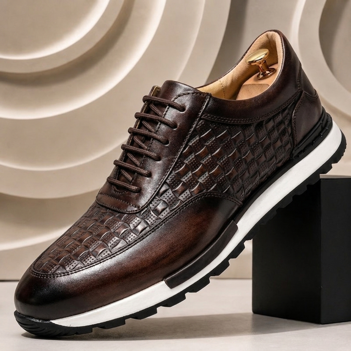Rossi Cowhide Leather Sneakers