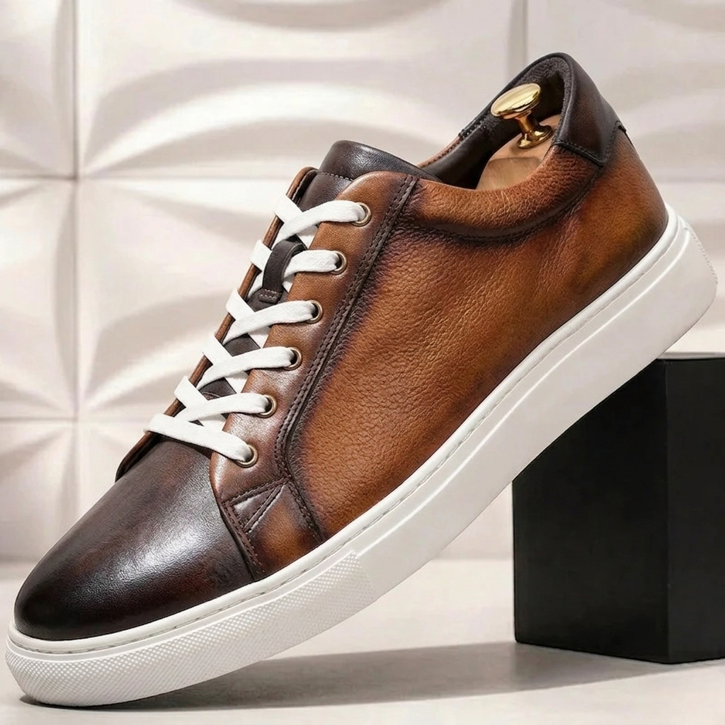 Valtero Cowhide Leather Sneakers