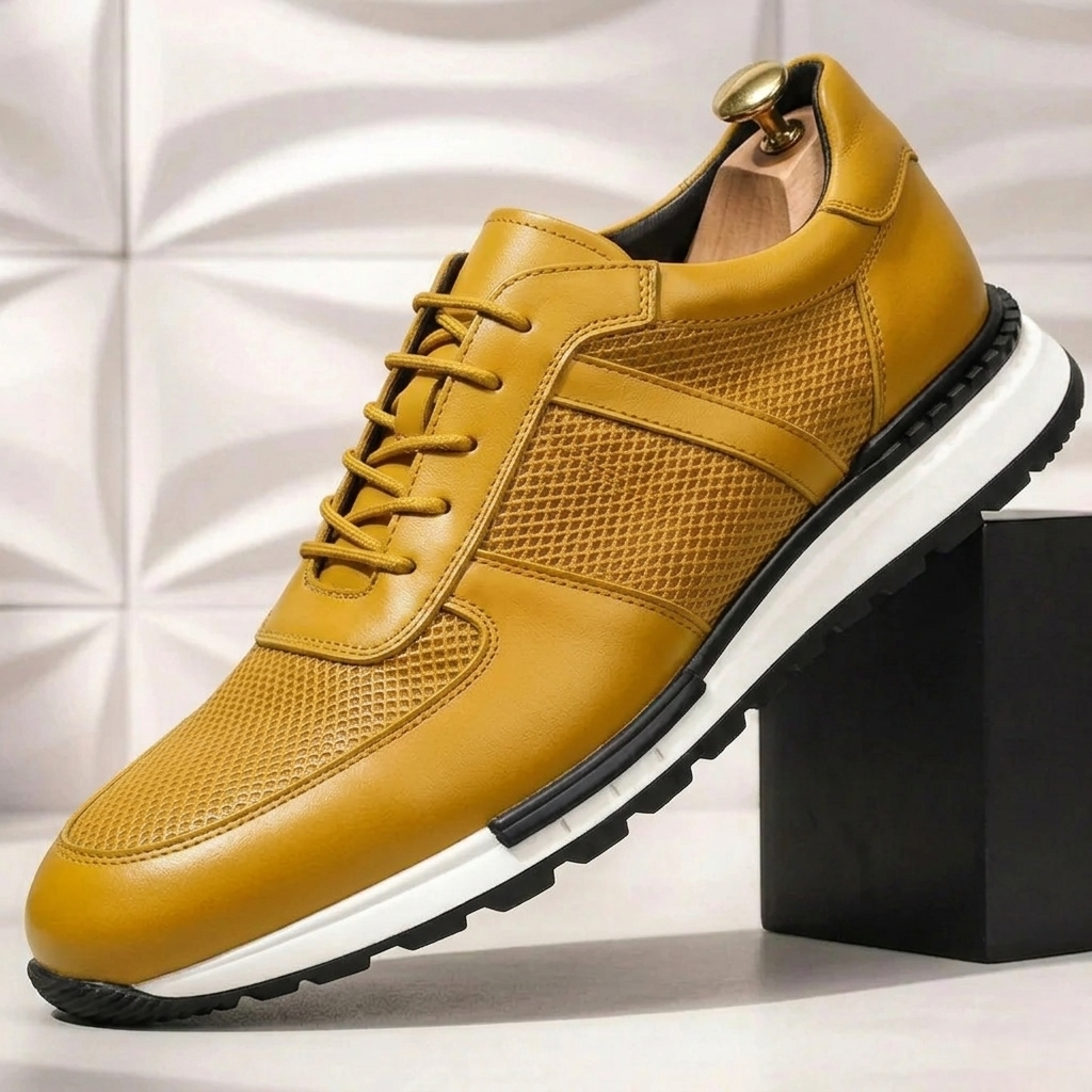 Marcelli Cowhide Leather Sneakers