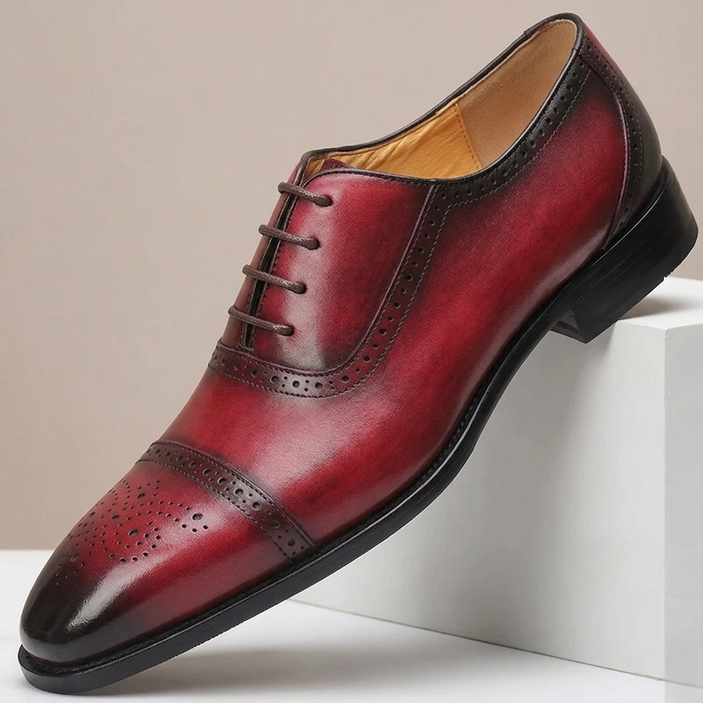 Kelson Cowhide Leather Shoes