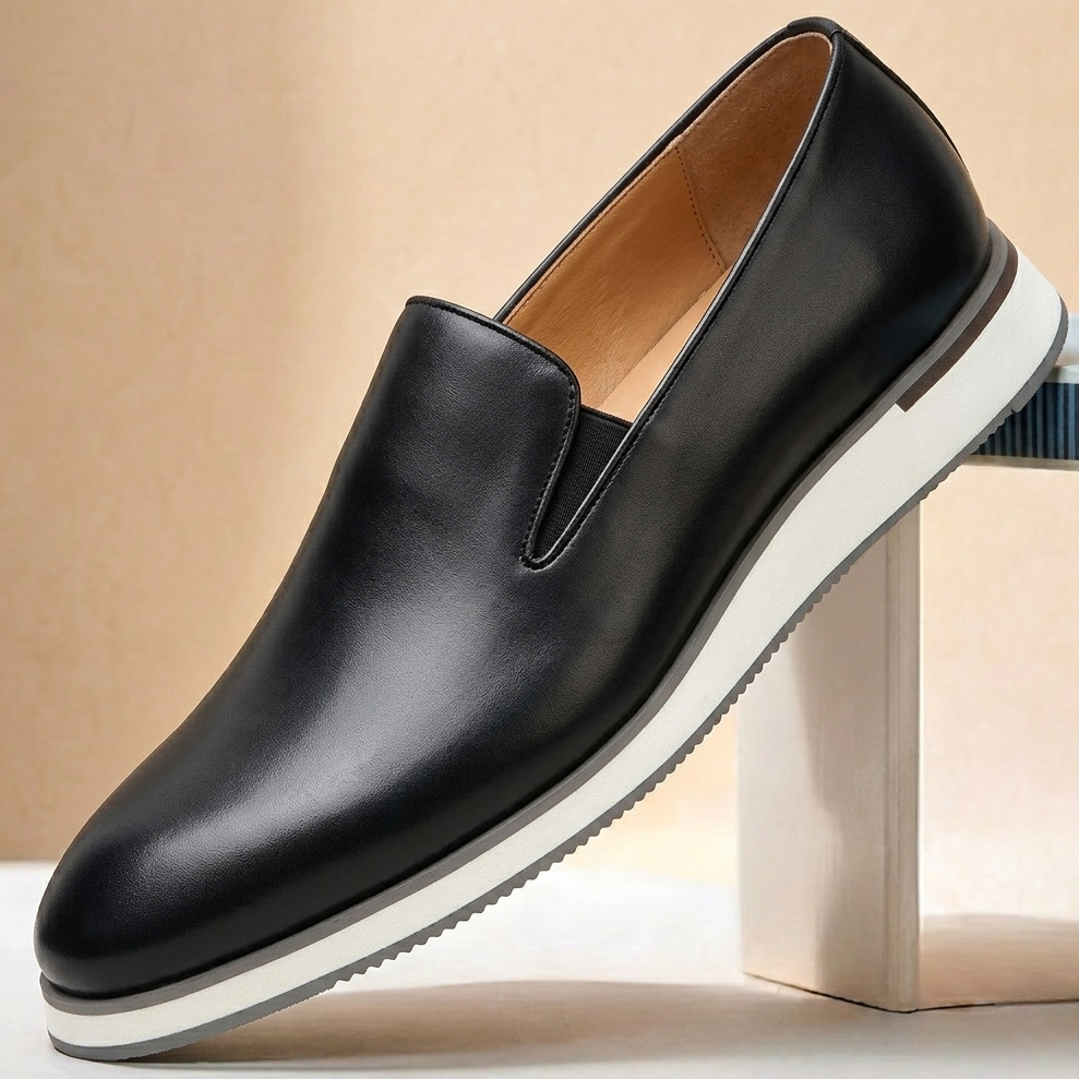 Montario Cowhide Leather Loafers