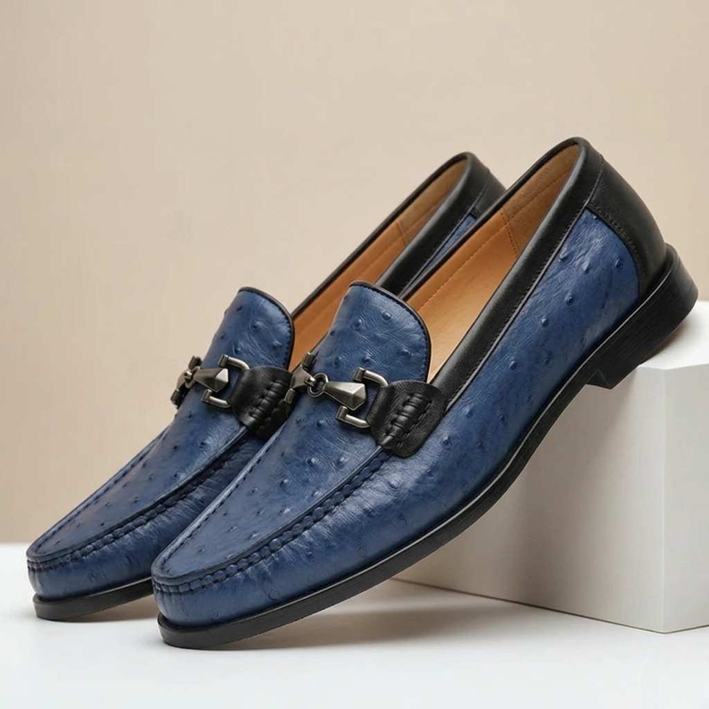 Orvani Cowhide Leather Loafers