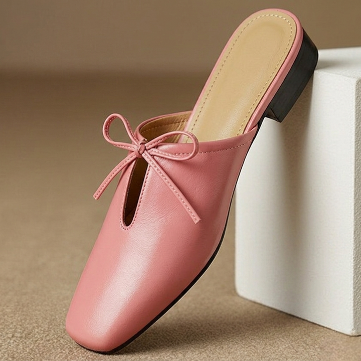 Rosalia Genuine Leather Mules