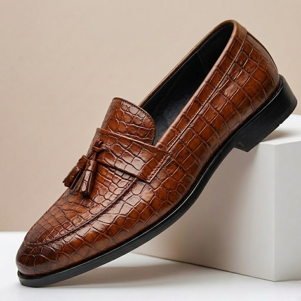Mattia Genuine Leather Loafers