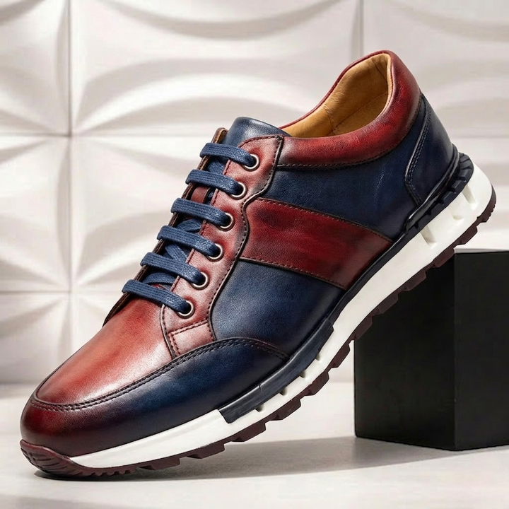 Alonzo Cowhide Leather Sneakers