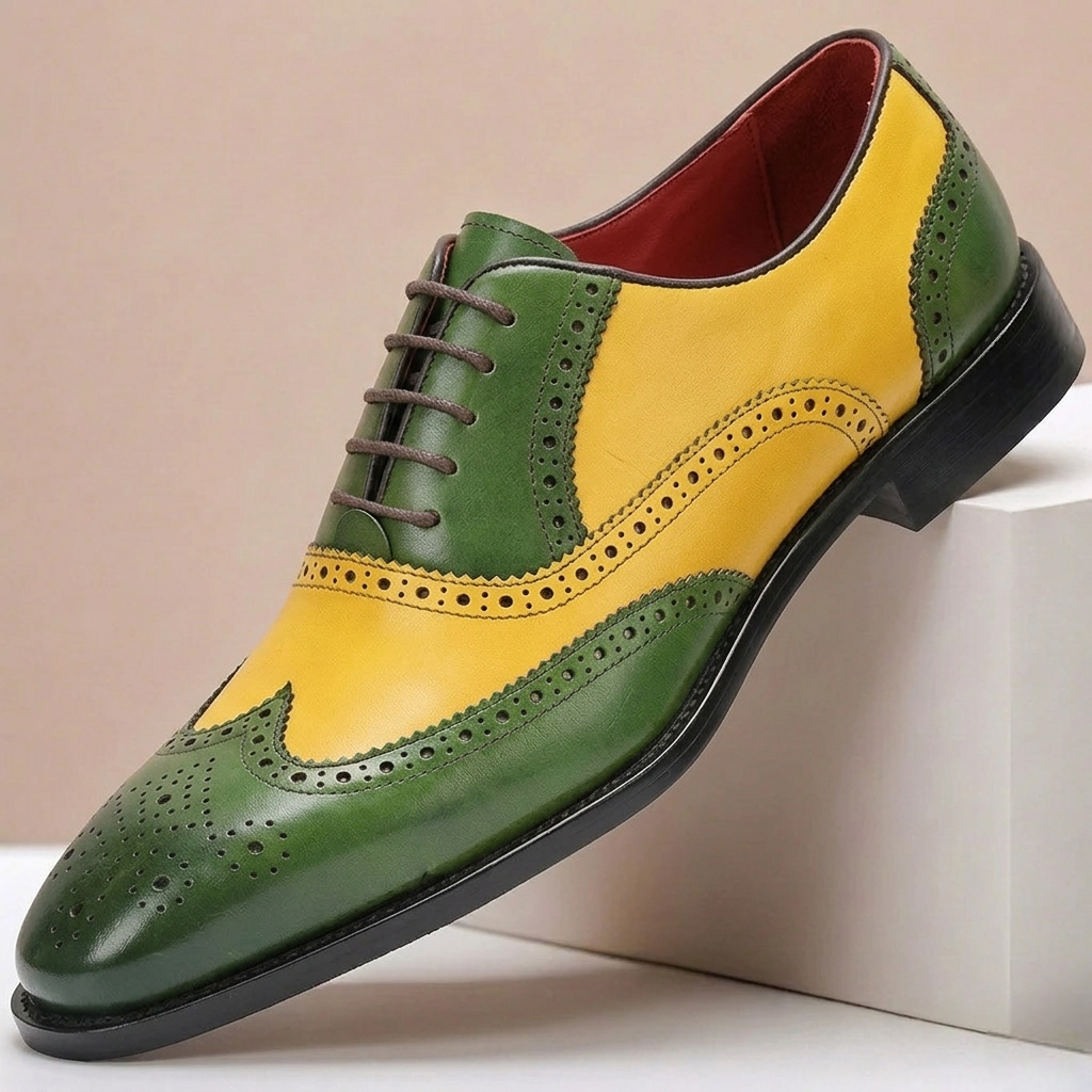Alessandro Cowhide Leather Shoes