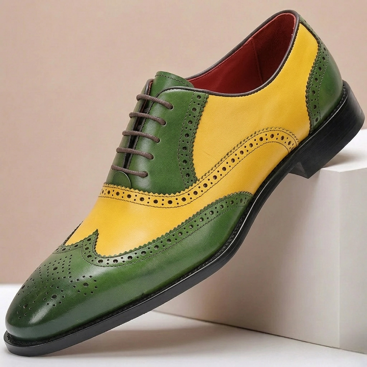 Alessandro Cowhide Leather Shoes