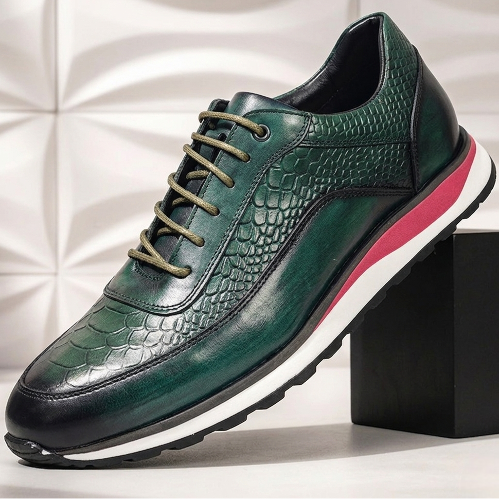 Virello Cowhide Leather Sneakers