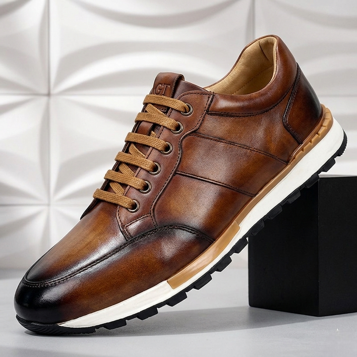 Alonzo Cowhide Leather Sneakers