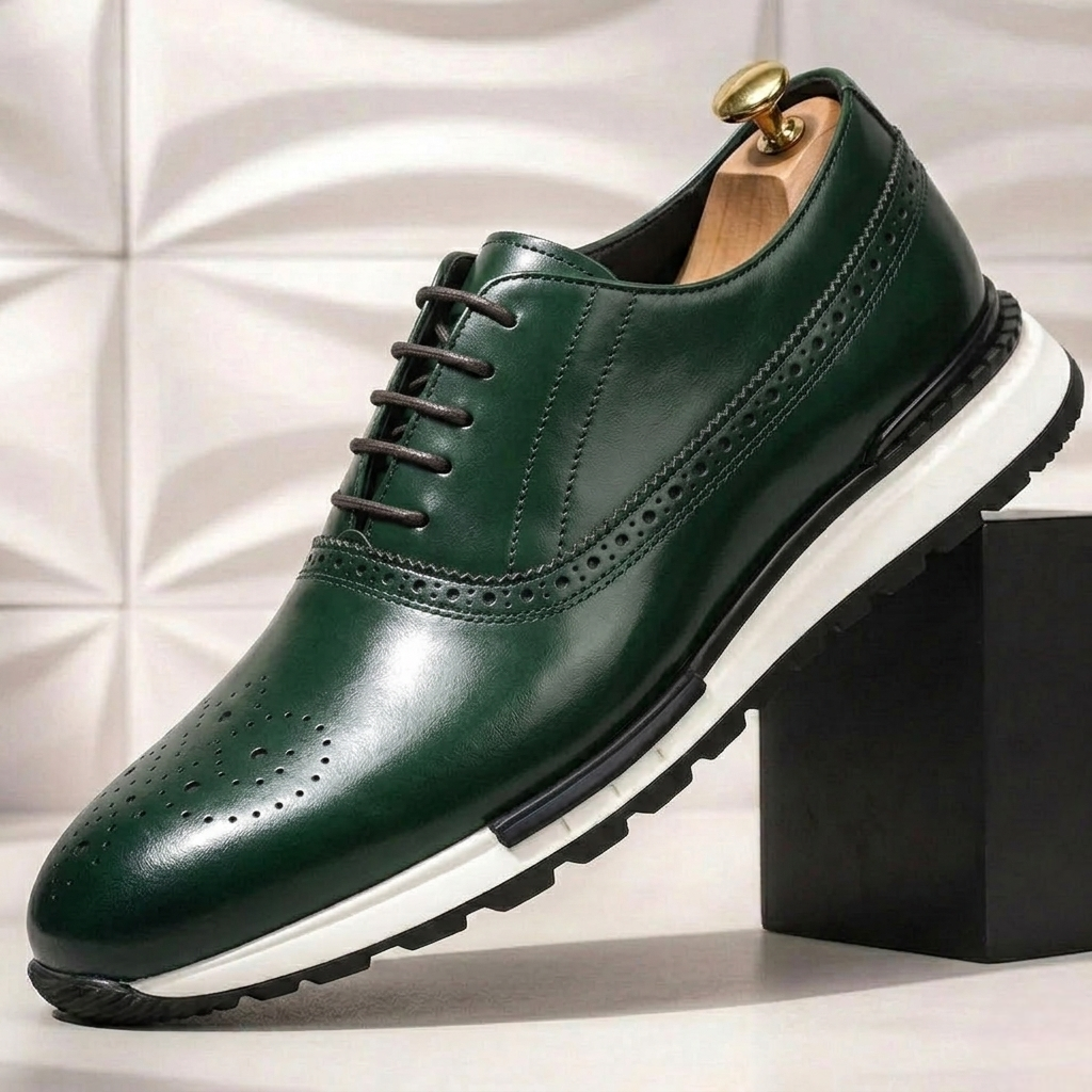 Luvino Cowhide Leather Sneakers