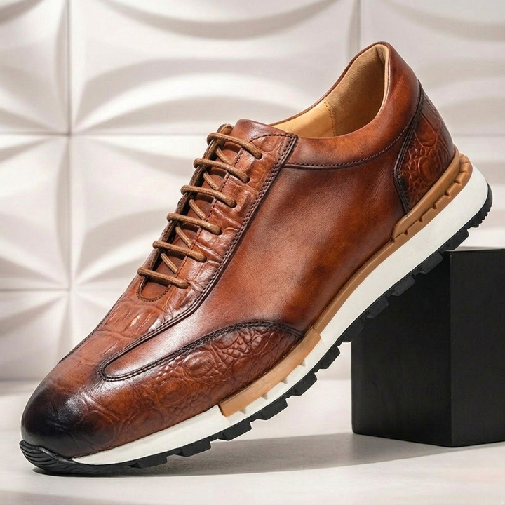 Stellato Cowhide Leather Sneakers