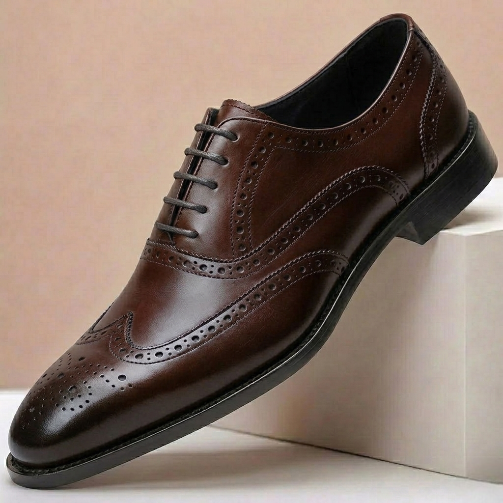 Alessandro Cowhide Leather Shoes