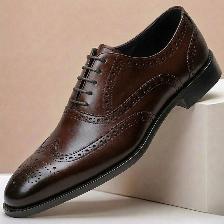 Alessandro Cowhide Leather Shoes