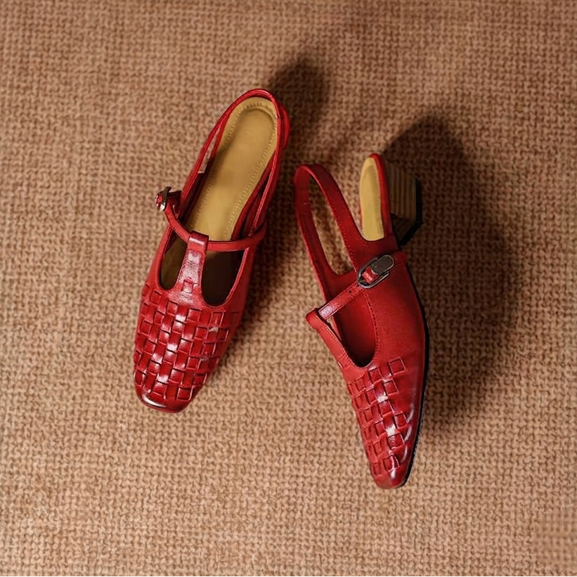 Lietta Genuine Leather Heels