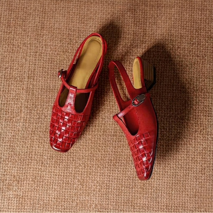 Lietta Genuine Leather Heels