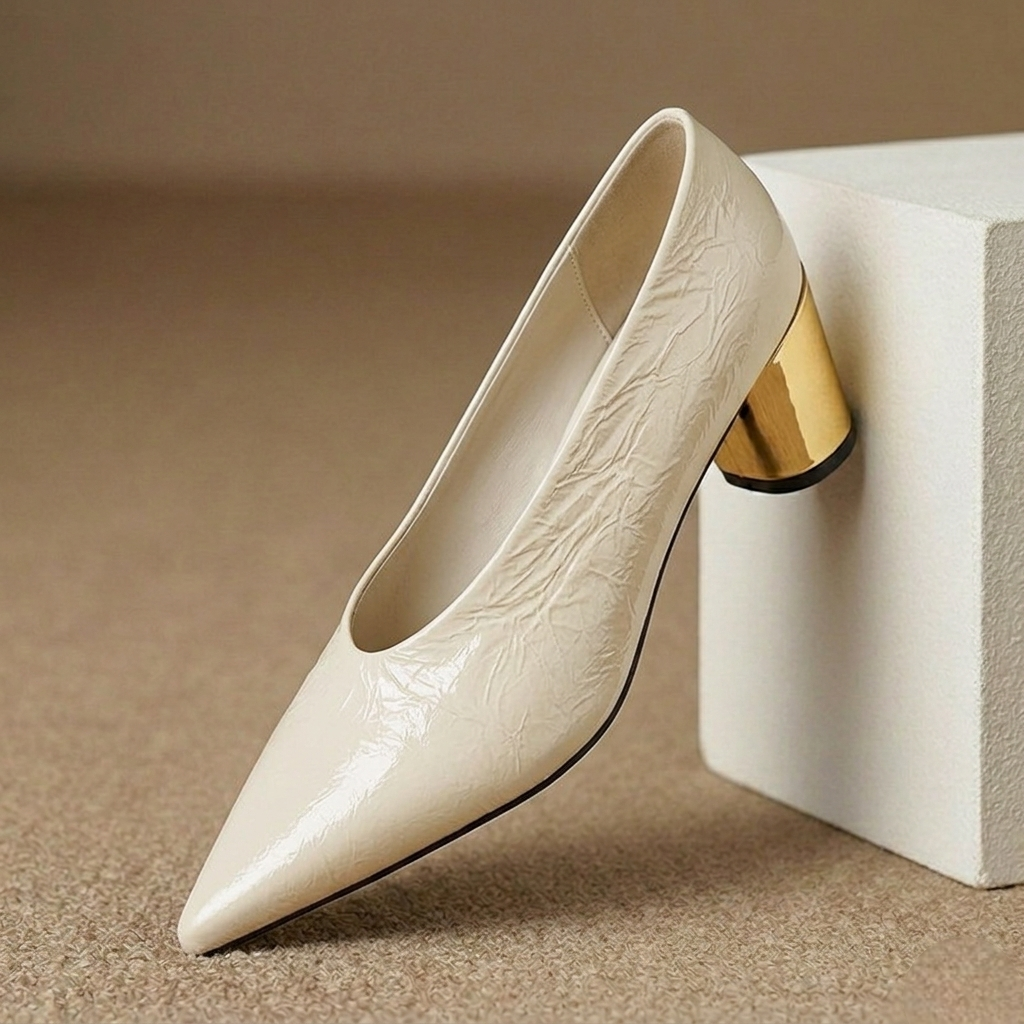 Calora Genuine Leather Heels