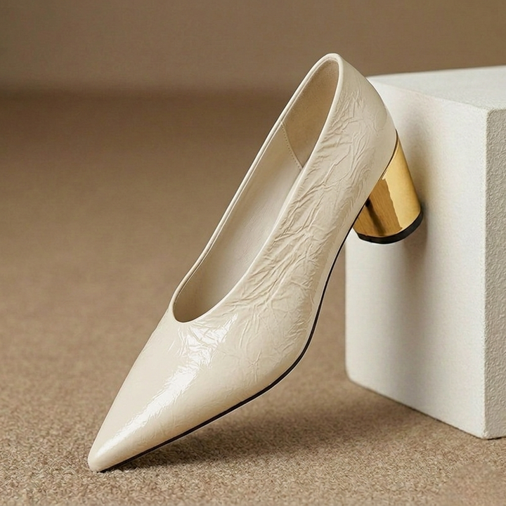 Calora Genuine Leather Heels