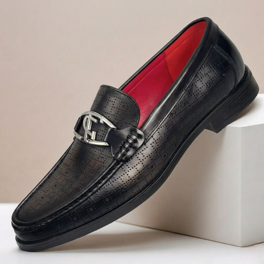 Rossetti Cowhide Leather Loafers