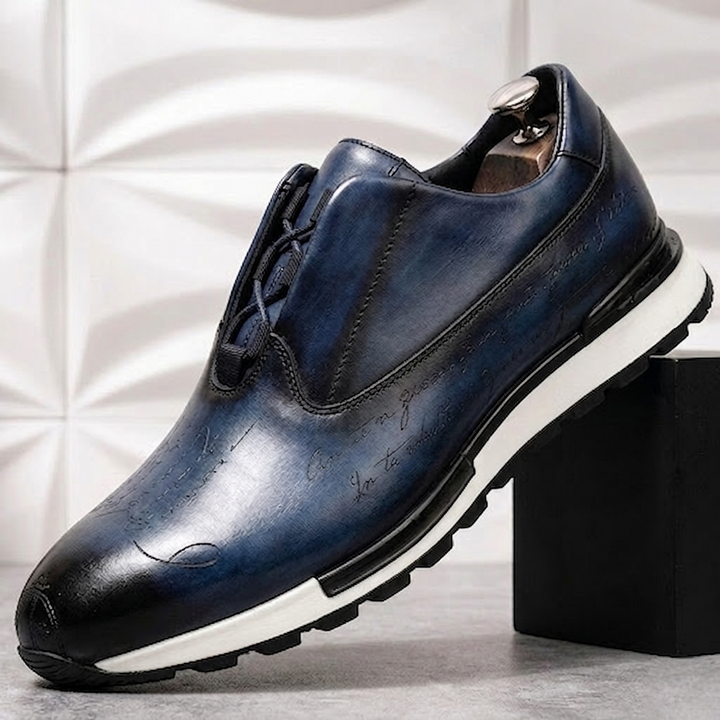Eliano Cowhide Leather Sneakers