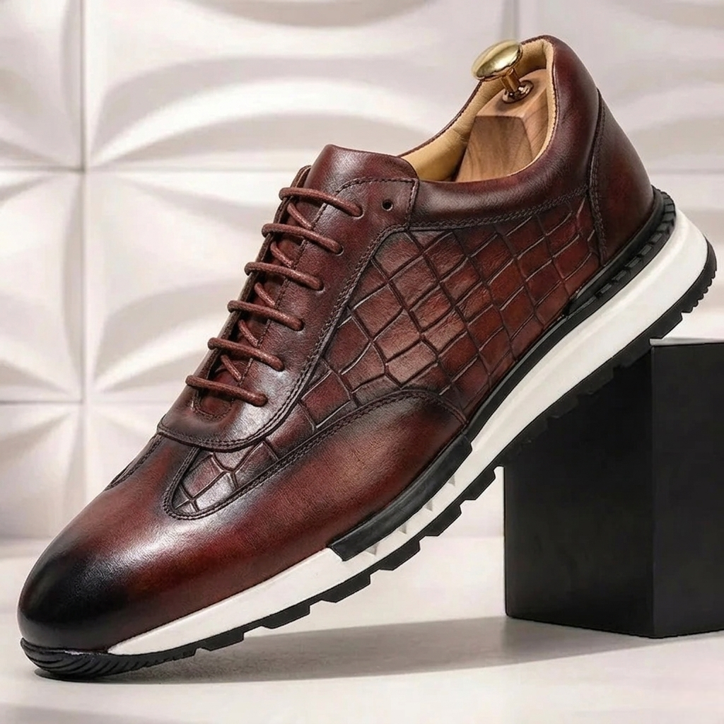 Luceratti Cowhide Leather Sneakers