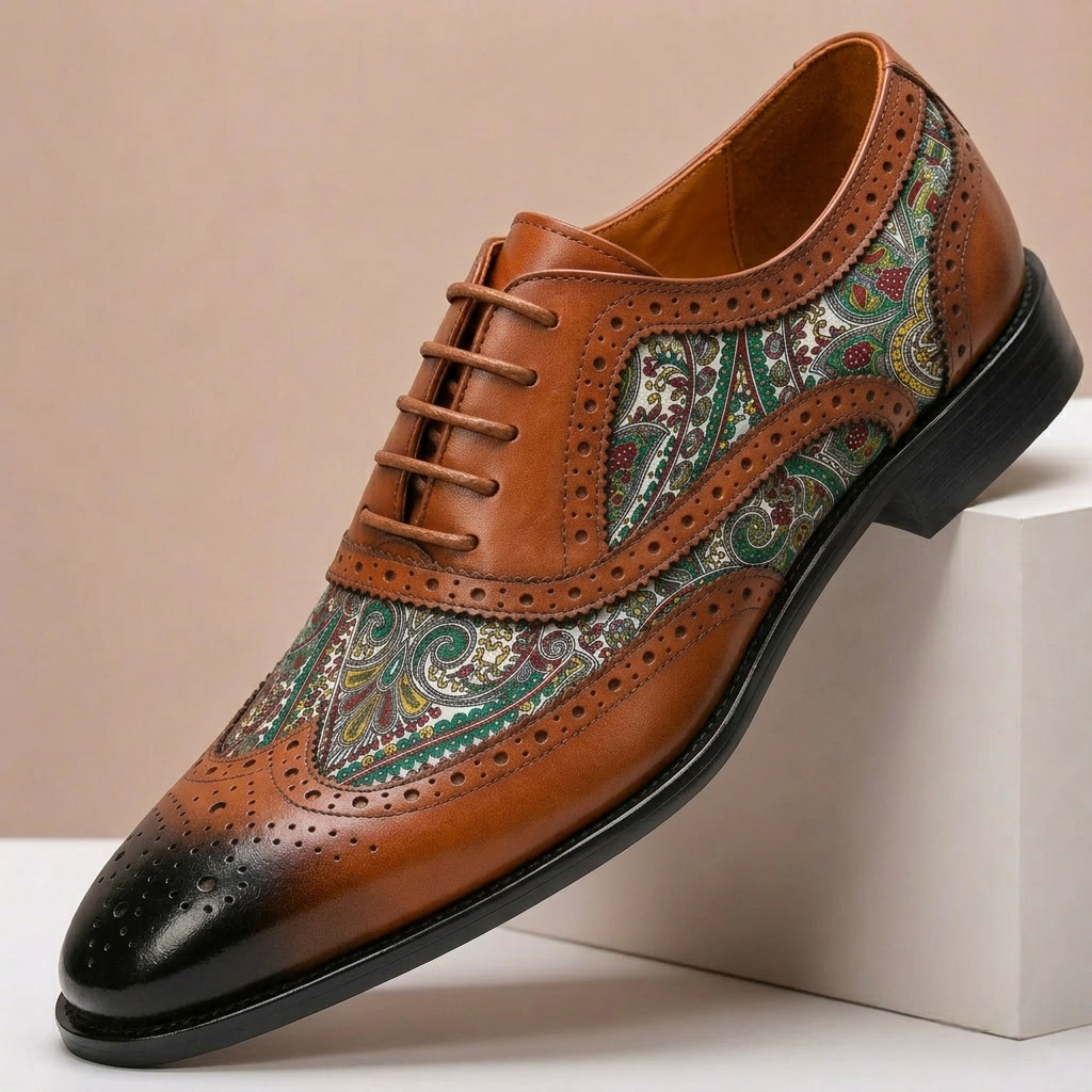 Stefano Cowhide Leather Shoes