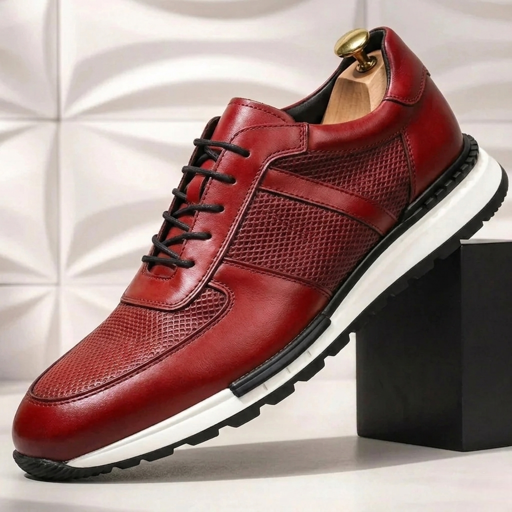 Marcelli Cowhide Leather Sneakers