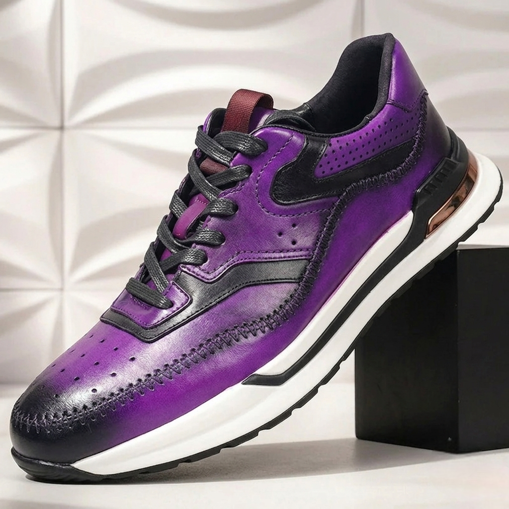 Loretto Cowhide Leather Sneakers