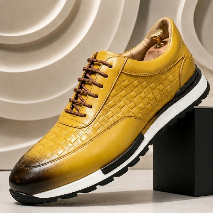 Rossi Cowhide Leather Sneakers