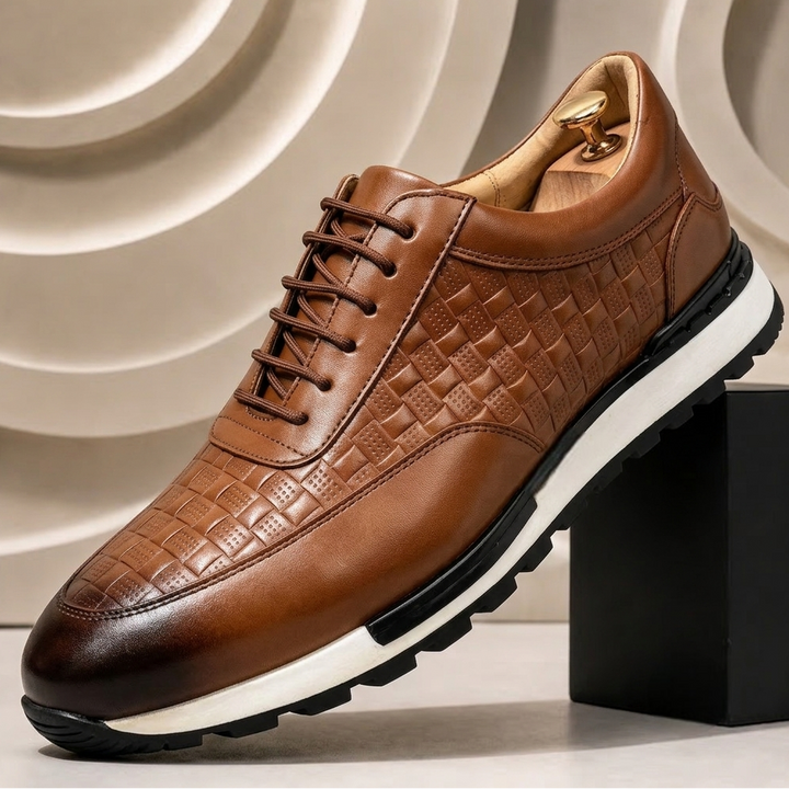 Rossi Cowhide Leather Sneakers
