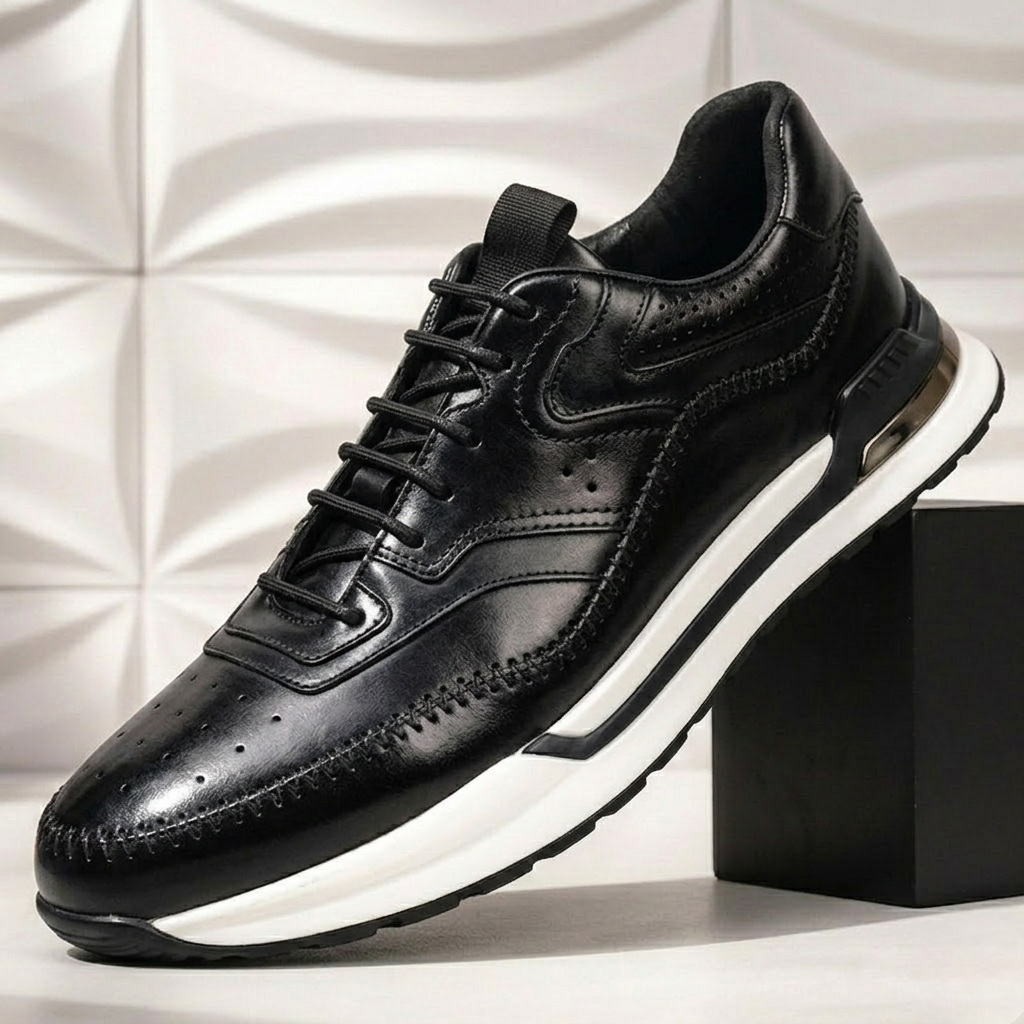 Castello Cowhide Leather Sneakers