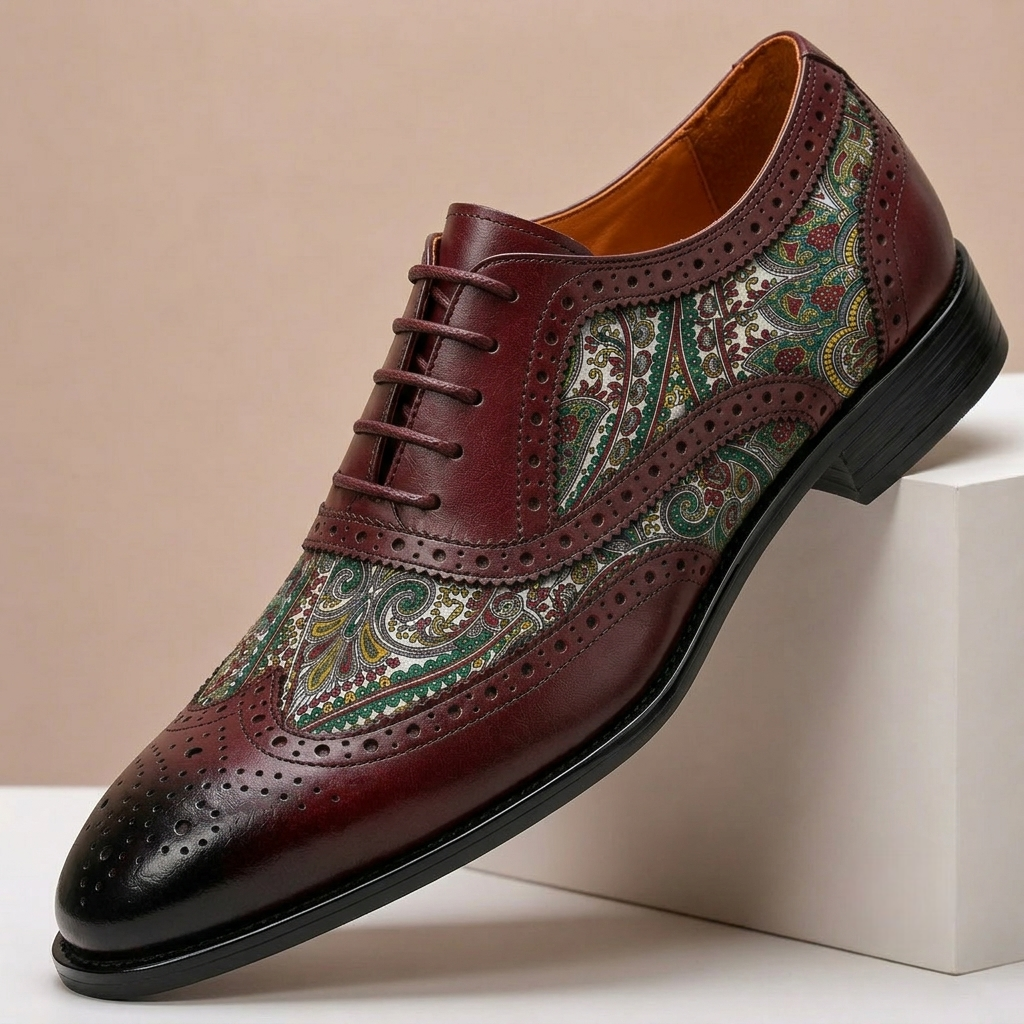 Stefano Cowhide Leather Shoes