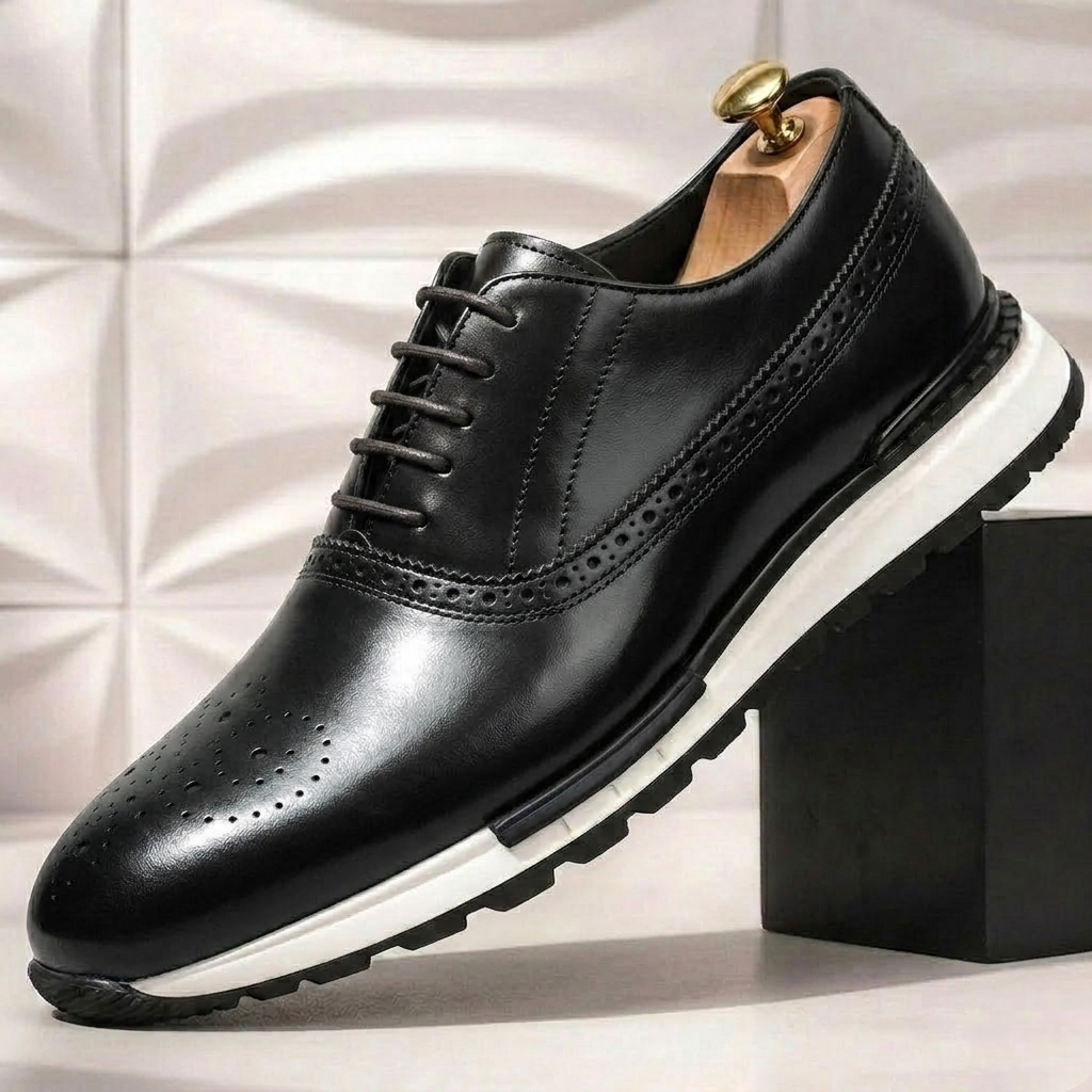 Luvino Cowhide Leather Sneakers