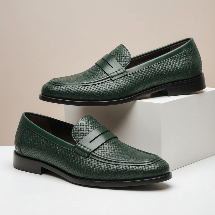 Carvello Cowhide Leather Loafers