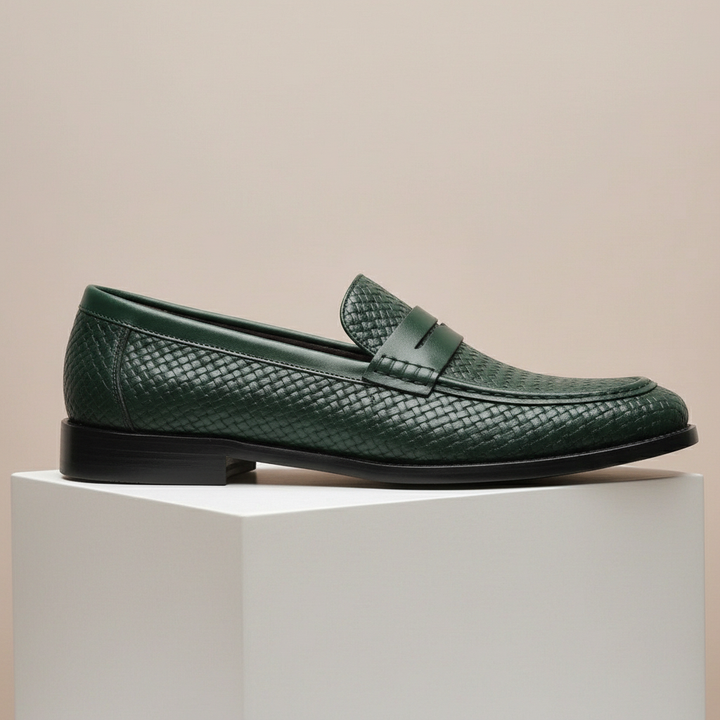 Carvello Cowhide Leather Loafers