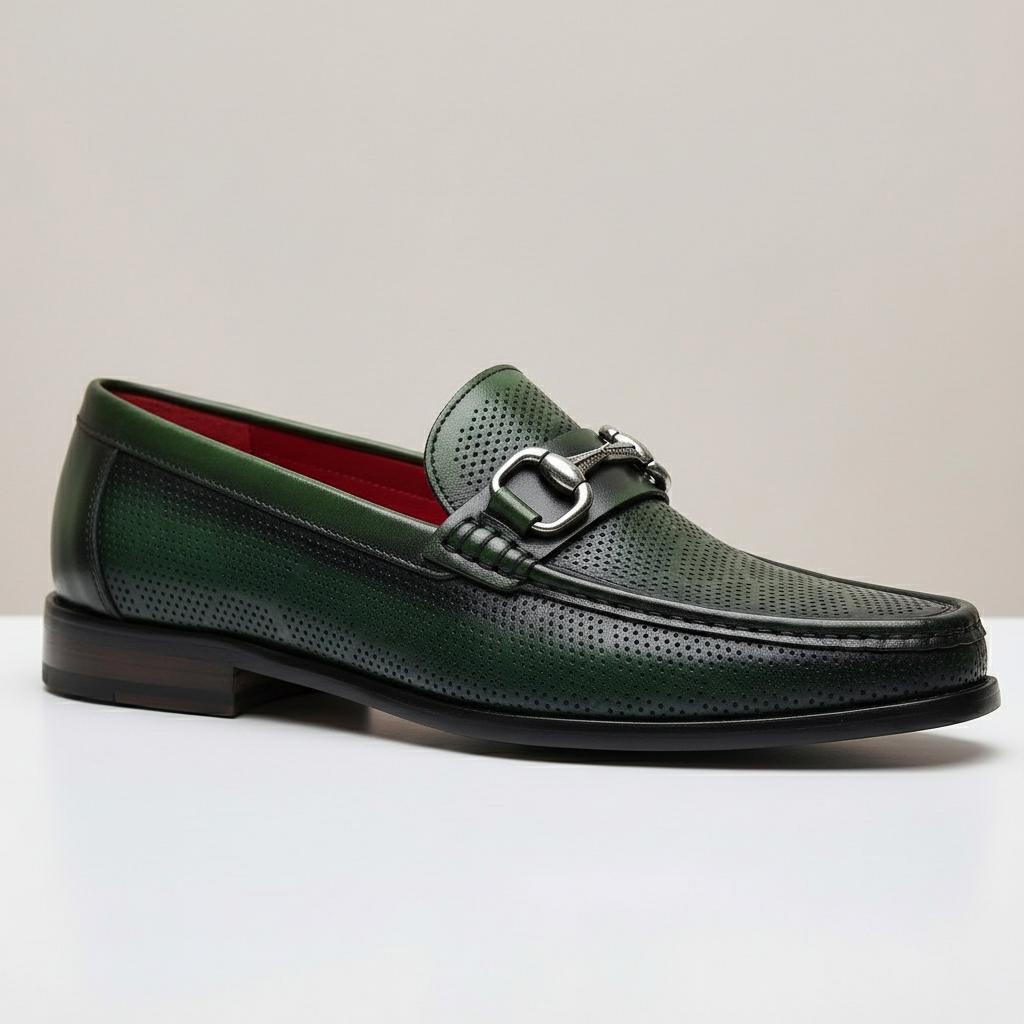Torvani Cowhide Leather Loafers