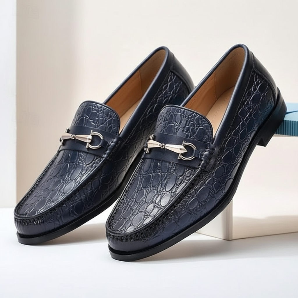 Dorvaro Cowhide Leather Loafers