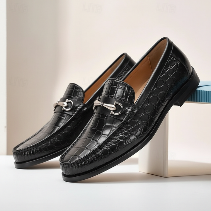 Dorvaro Cowhide Leather Loafers