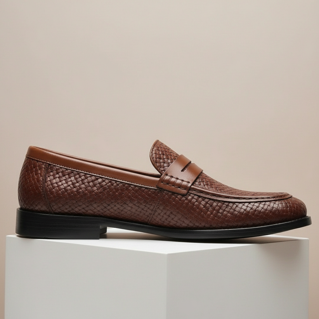 Carvello Cowhide Leather Loafers