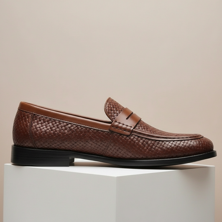 Carvello Cowhide Leather Loafers