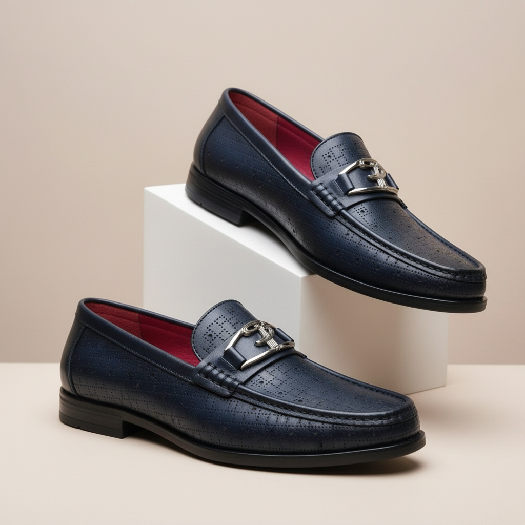Rossetti Cowhide Leather Loafers