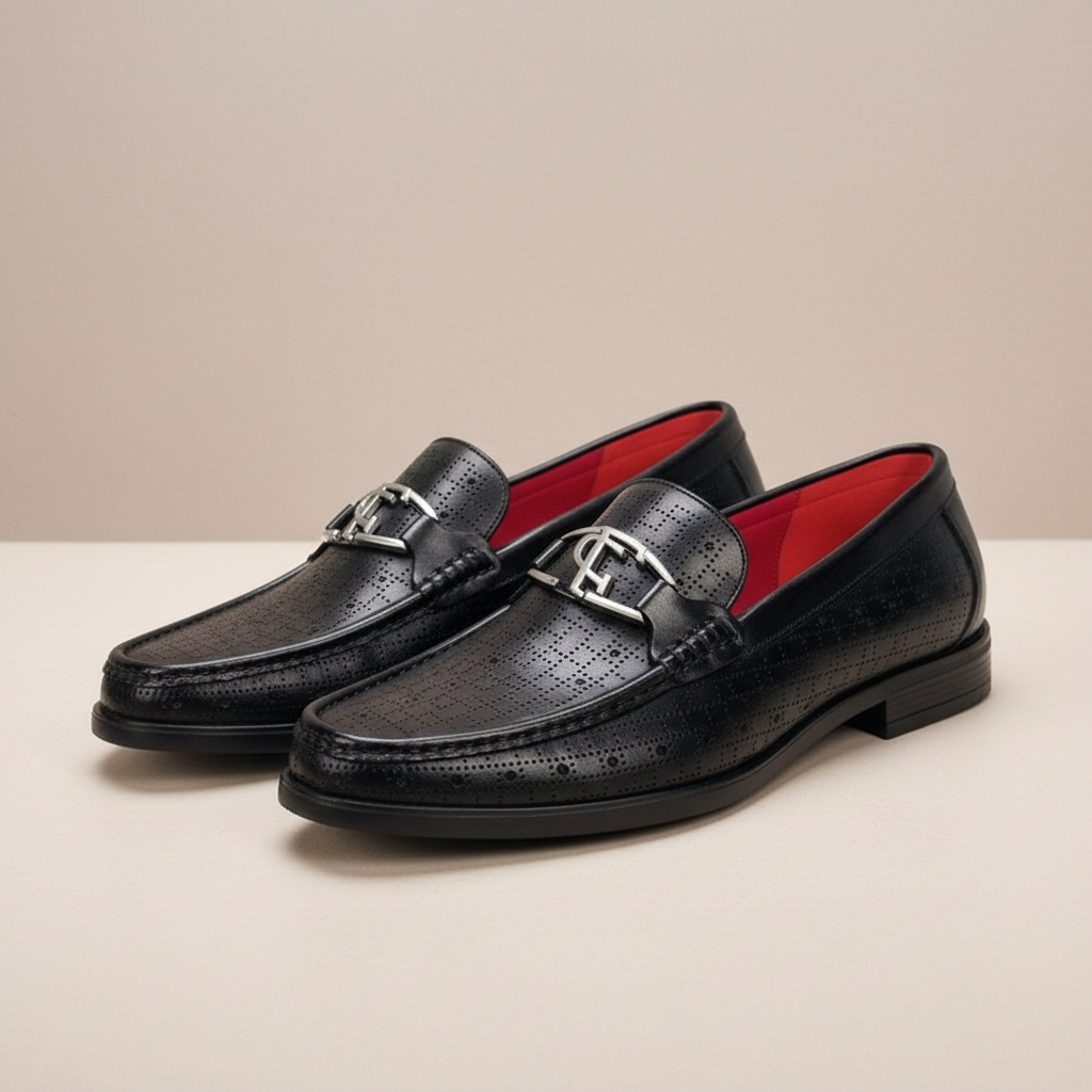 Rossetti Cowhide Leather Loafers