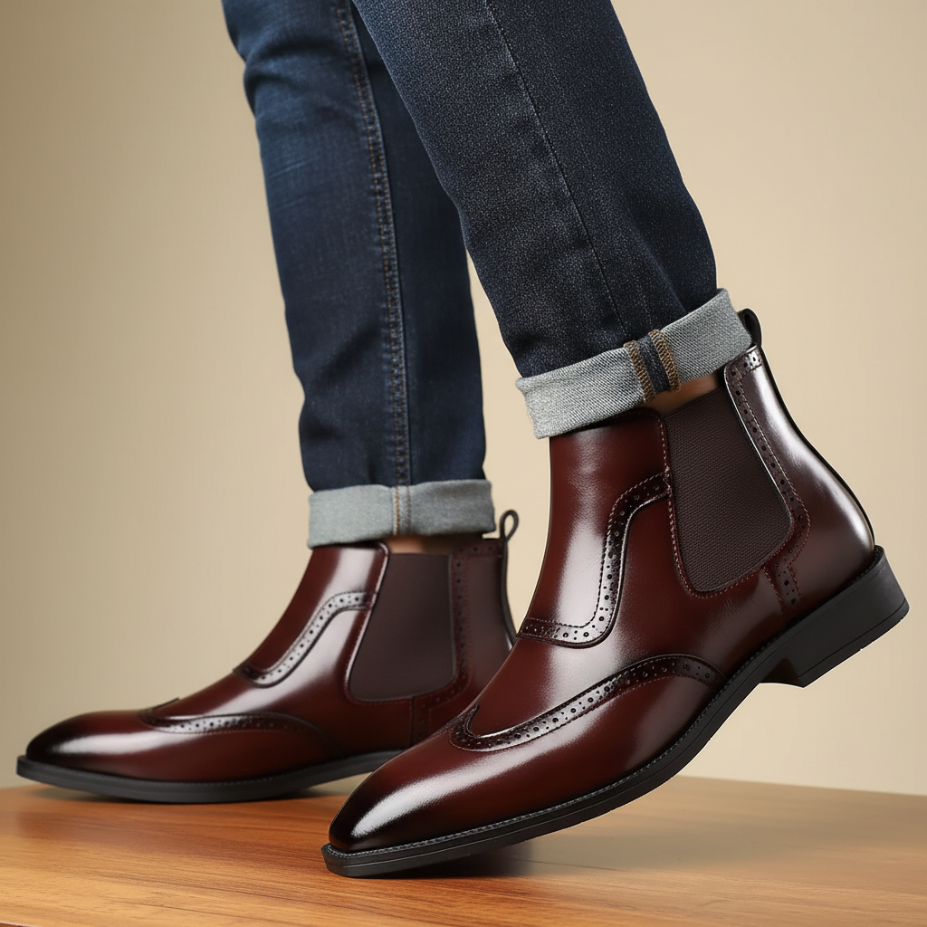Aldenbrook Genuine Leather Boots