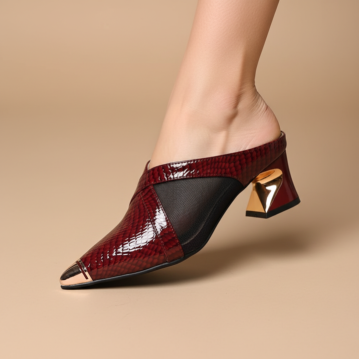 Valencia Leather Mules