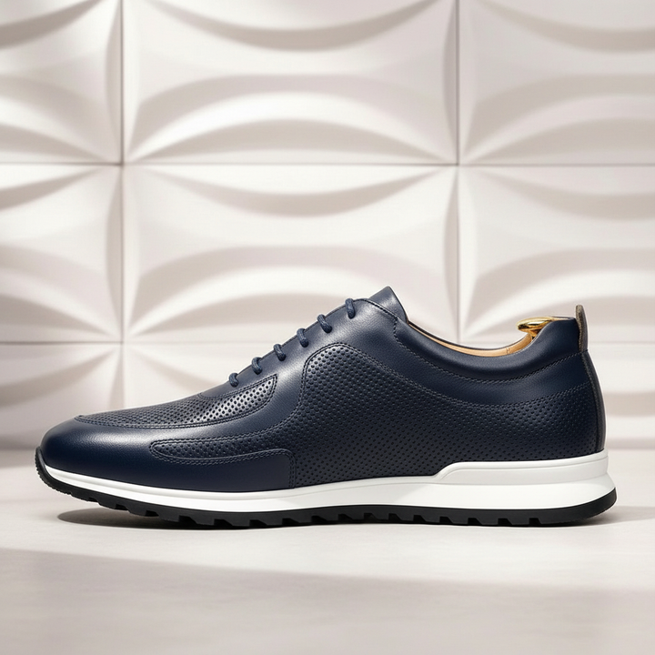 Lussu Cowhide Leather Sneakers