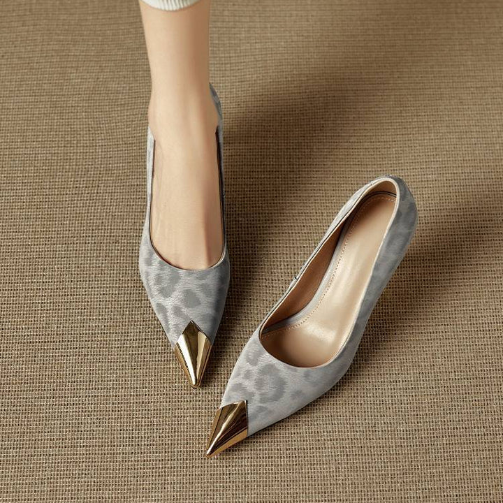 Celia Genuine Leather Heels